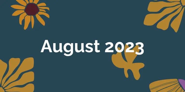 Month in Review: August 2023